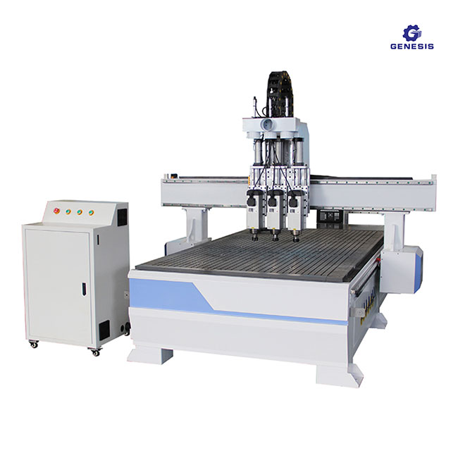 GN-1325 Three Process Pneumatic Head Cnc Router Machine