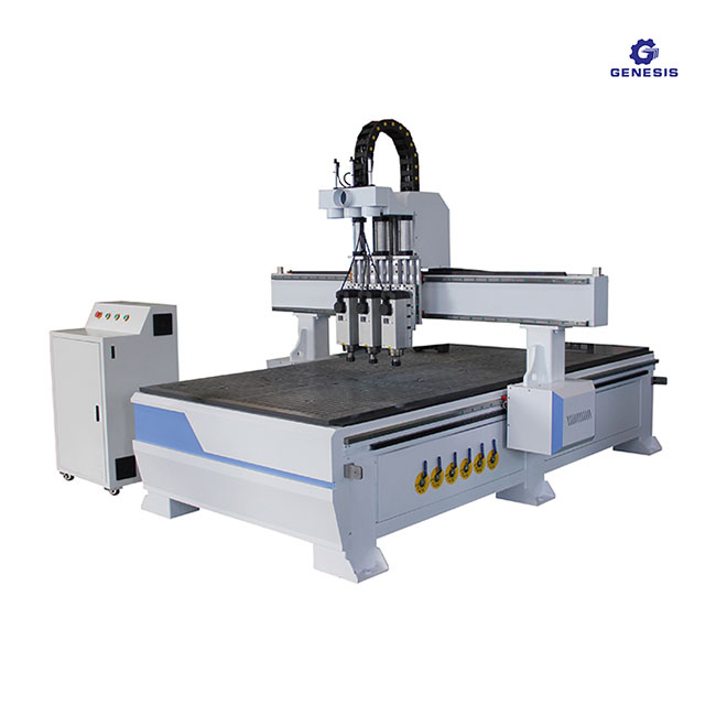 GN-1325 Three Process Pneumatic Head Cnc Router Machine