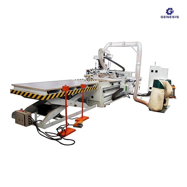 Auto Loading And Unloading GN-1325 Nesting Wood Engraving Machine